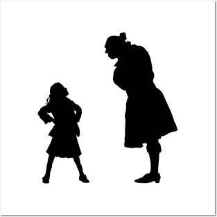 Matilda and Trunchbull from Matilda the Musical Posters and Art